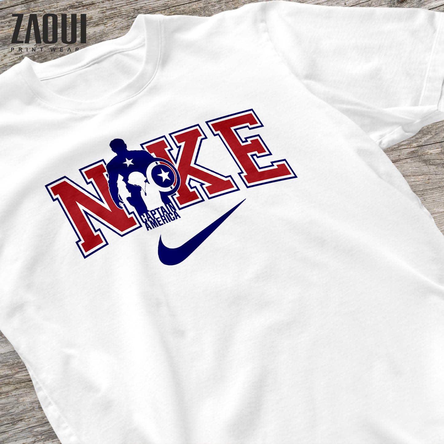 T SHIRT NKE CAPTAIN AMERICA