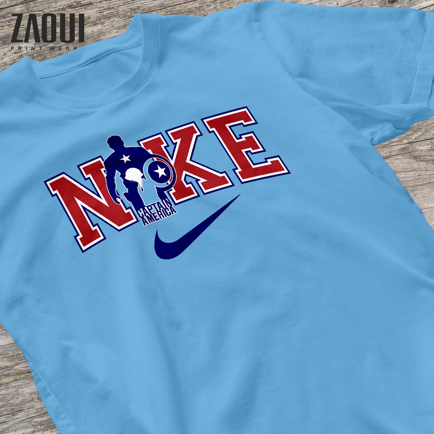 T SHIRT NKE CAPTAIN AMERICA