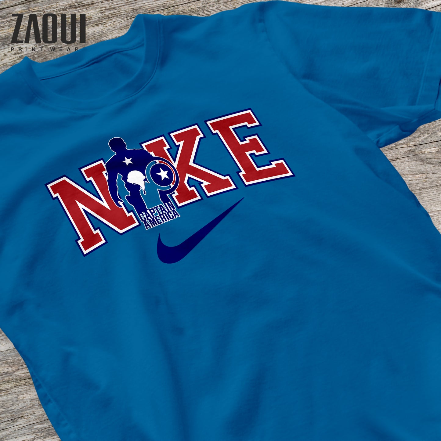 T SHIRT NKE CAPTAIN AMERICA