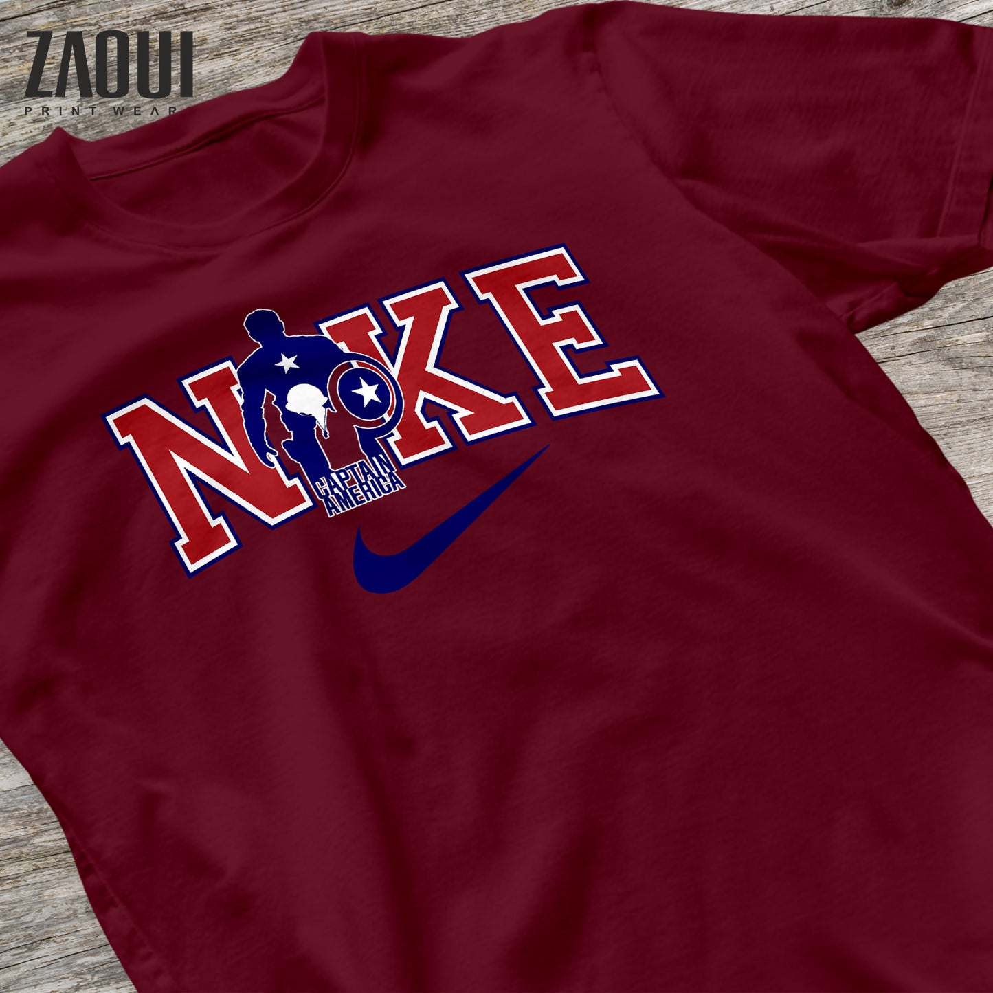 T SHIRT NKE CAPTAIN AMERICA