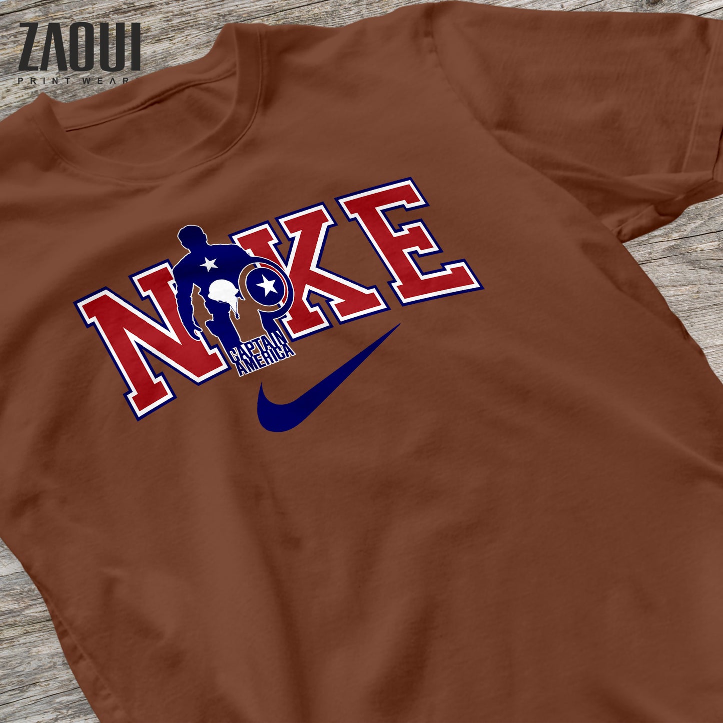 T SHIRT NKE CAPTAIN AMERICA