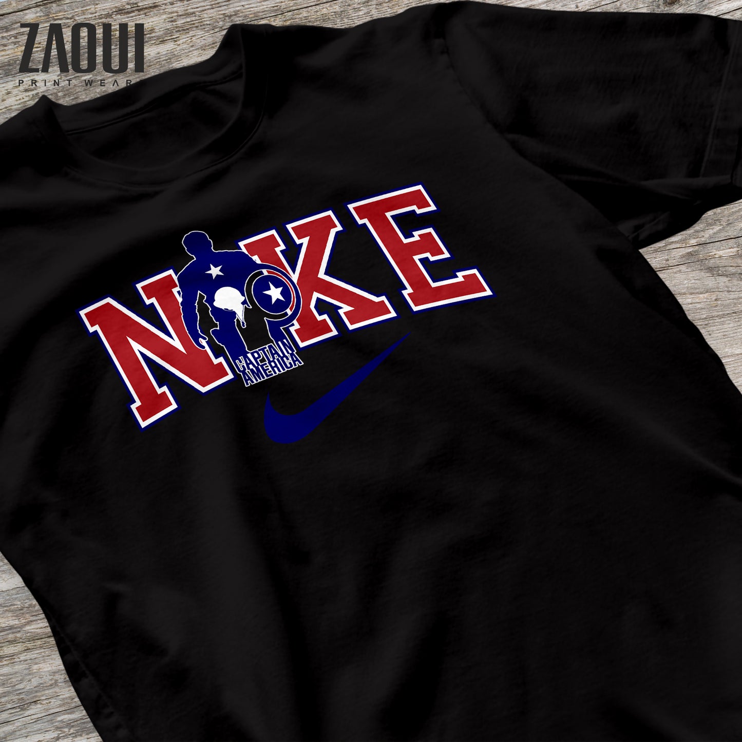 T SHIRT NKE CAPTAIN AMERICA