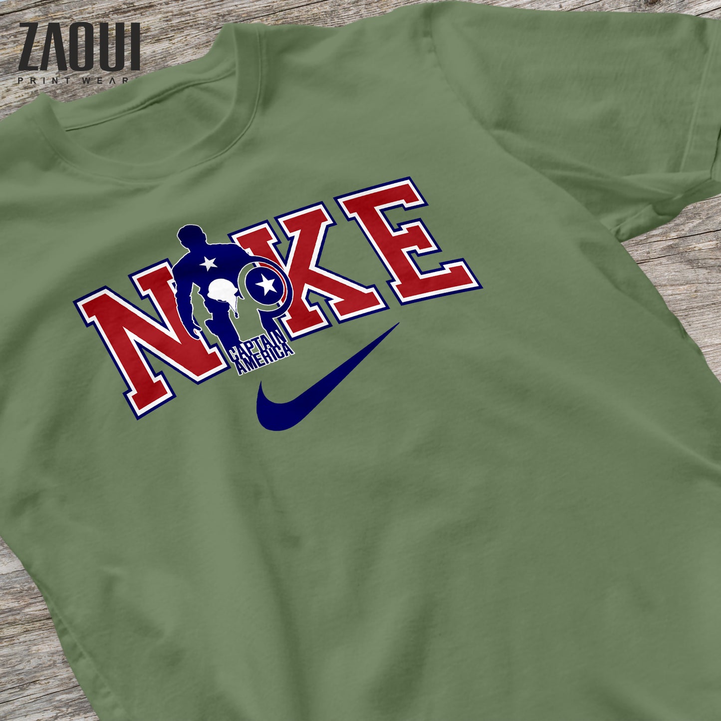 T SHIRT NKE CAPTAIN AMERICA